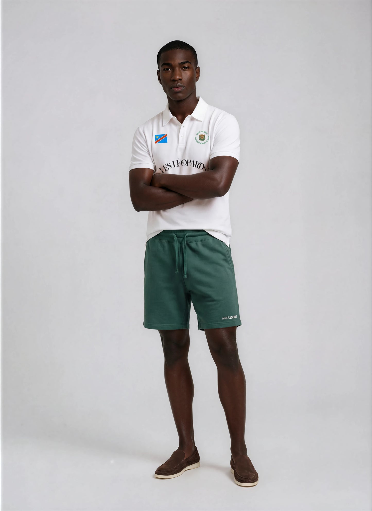 Drop Shoulder Short-Sleeve Polo