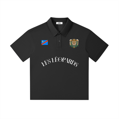 DRC Les Leopard's Polo - Black