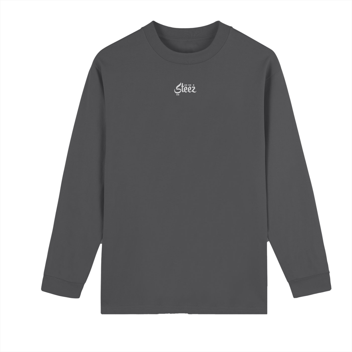 Unisex Crew Neck 270g Heavyweight 100% Cotton Drop Shoulder Long Sleeve Shirt