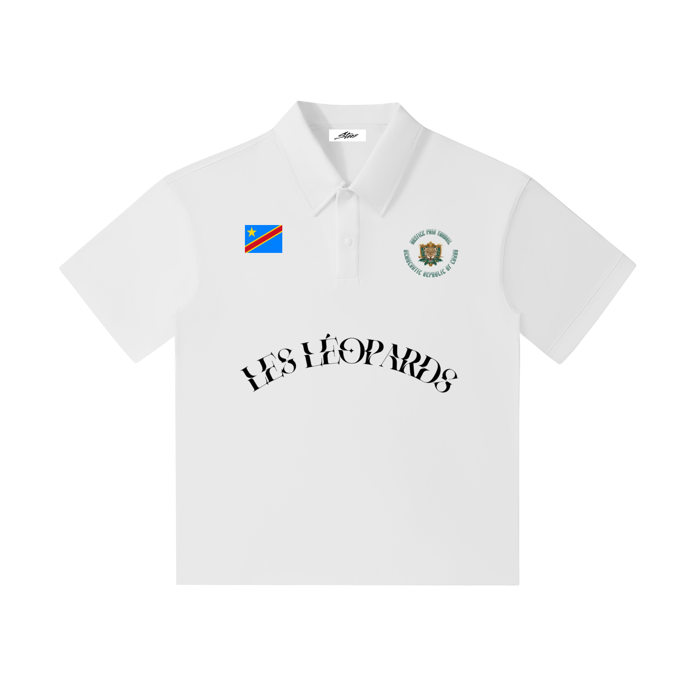 Drop Shoulder Short-Sleeve Polo