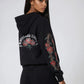 Steez Rose Puff Print Sweater
