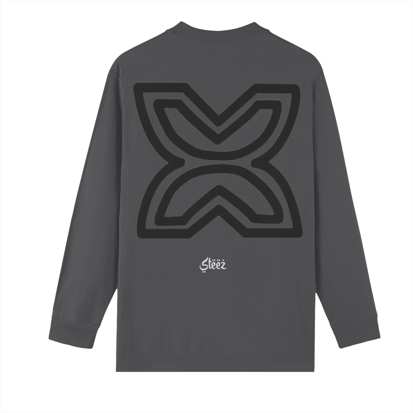 Unisex Crew Neck 270g Heavyweight 100% Cotton Drop Shoulder Long Sleeve Shirt