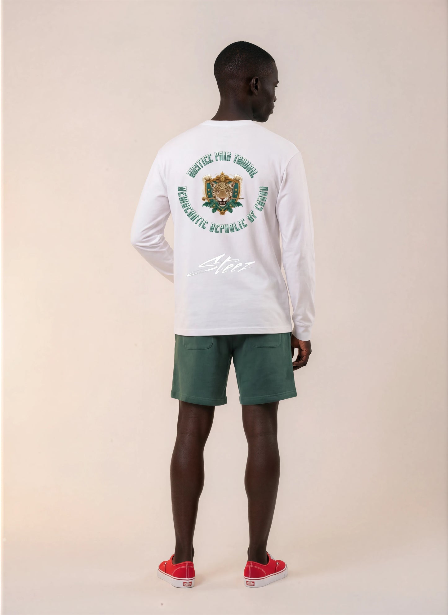 Unisex Crew Neck 270g Heavyweight 100% Cotton Drop Shoulder Long Sleeve Shirt